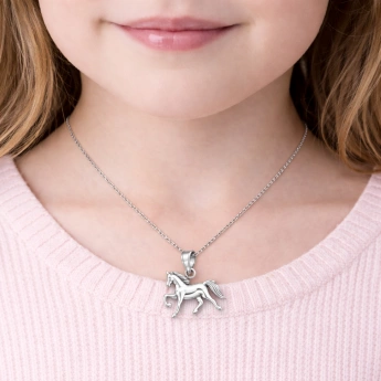 Stříbrný přívěsek kůň Elvis