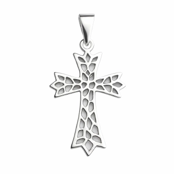 Stříbrný přívěsek zdobený kříž Lucas