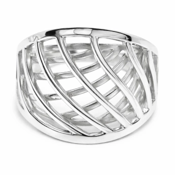 Stříbrný prsten Strata