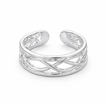 Stříbrný prsten na nohu Arwena