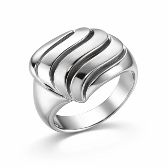 Stříbrný prsten vlnky Waves