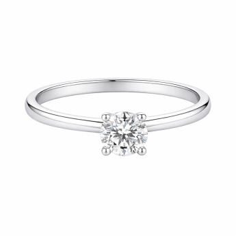 Stříbrný prsten s třpytivým zirkonkem Mirage