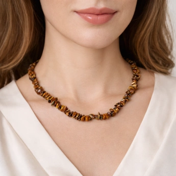 Tygří oko - náhrdelník Tressy