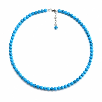 Ocelový náhrdelník s tyrkysem Azurelle