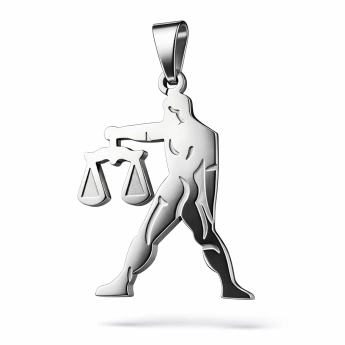 Ocelový přívěsek znamení váhy Librus