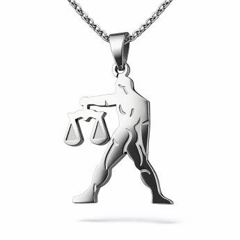 Ocelový přívěsek znamení váhy Librus