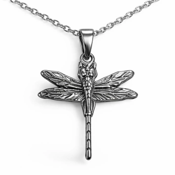 Ocelový přívěsek vážka Ariel