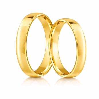 Stříbrný zlacený snubní prsten Monet