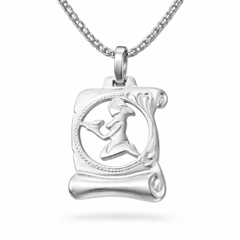 Stříbrný přívěsek znamení Panna