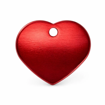 Hliníková známka s gravírováním Srdce