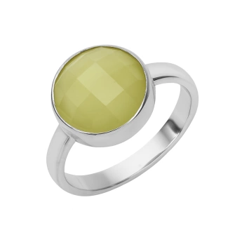 Stříbrný prsten Brazilit