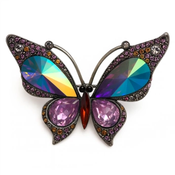 Brož spínací špendlík motýl