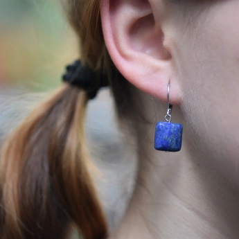 Náušnice lapis lazuli Rumia