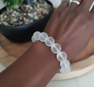 Náramek z křišťálových kuliček 12 mm Daisy