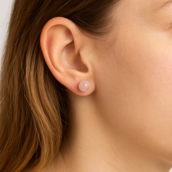 Náušnice růženín Naela