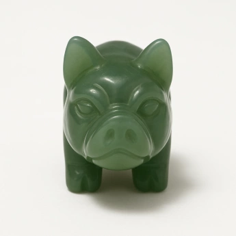 Prasátko zelený avanturín Pepino