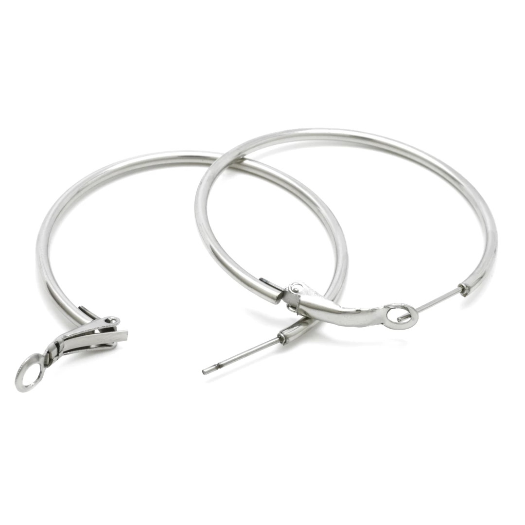 Ocelové náušnice kruhy Chrisula 18 - 70 mm