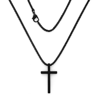 Ocelový přívěsek - kříž