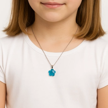 Stříbrný Swarovski přívěsek kytička Estie