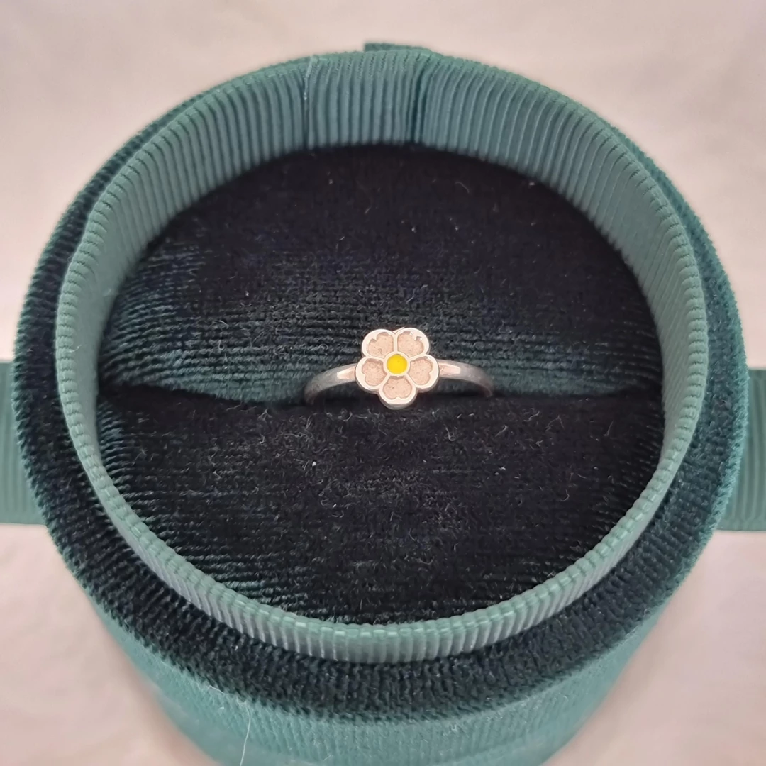 Dětský stříbrný prsten s motivem sedmikrásky Daisy