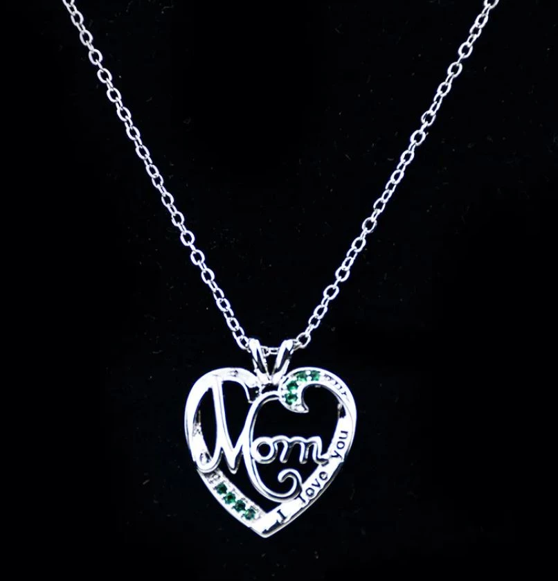 Stříbrný náhrdelník I love you mom