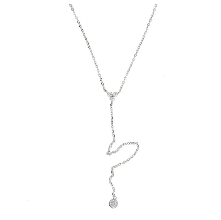 Stříbrný náhrdelník s dlouhým přívěskem Ketoa