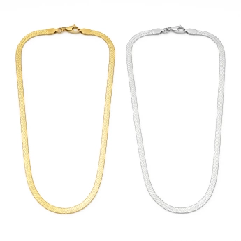 Ocelový hladký náhrdelník Etham