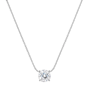 Ocelový náhrdelník se zirkonkem Nicos