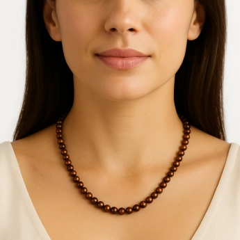 Náhrdelník pravé říční perly Abby