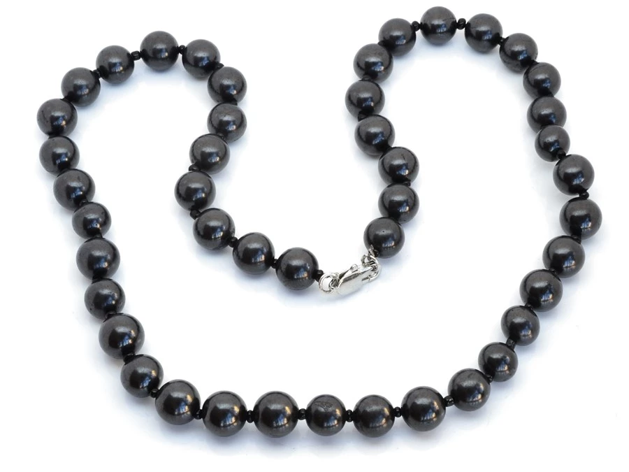 Náhrdelník šungit - kuličky Kail