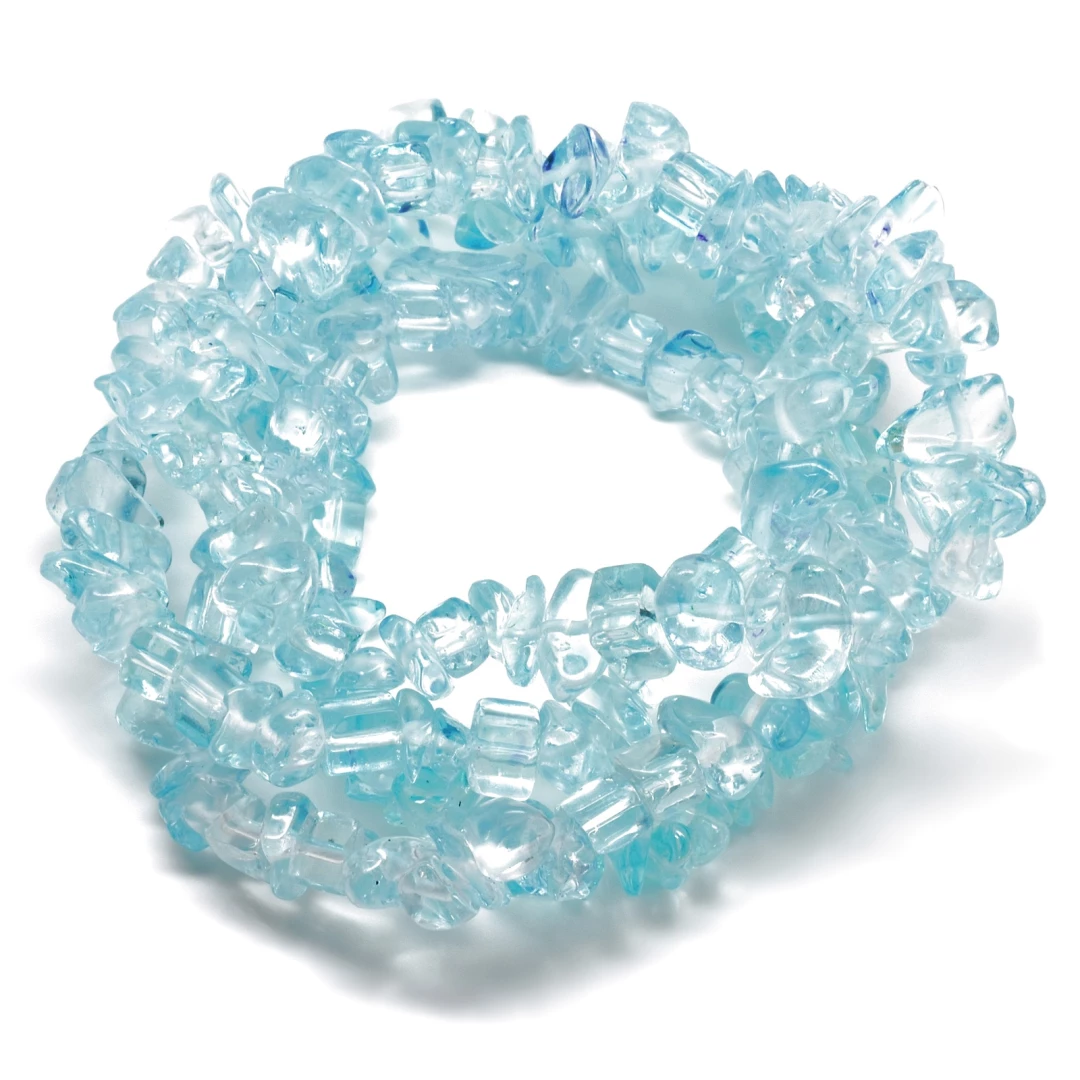 Náramek topaz modrý