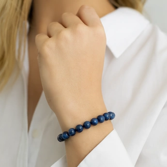 Náramek kyanit / disten extra Dara 8 mm