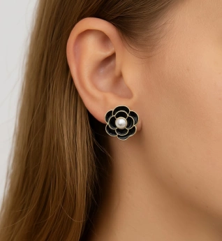 Náušnice bez dírek Flora