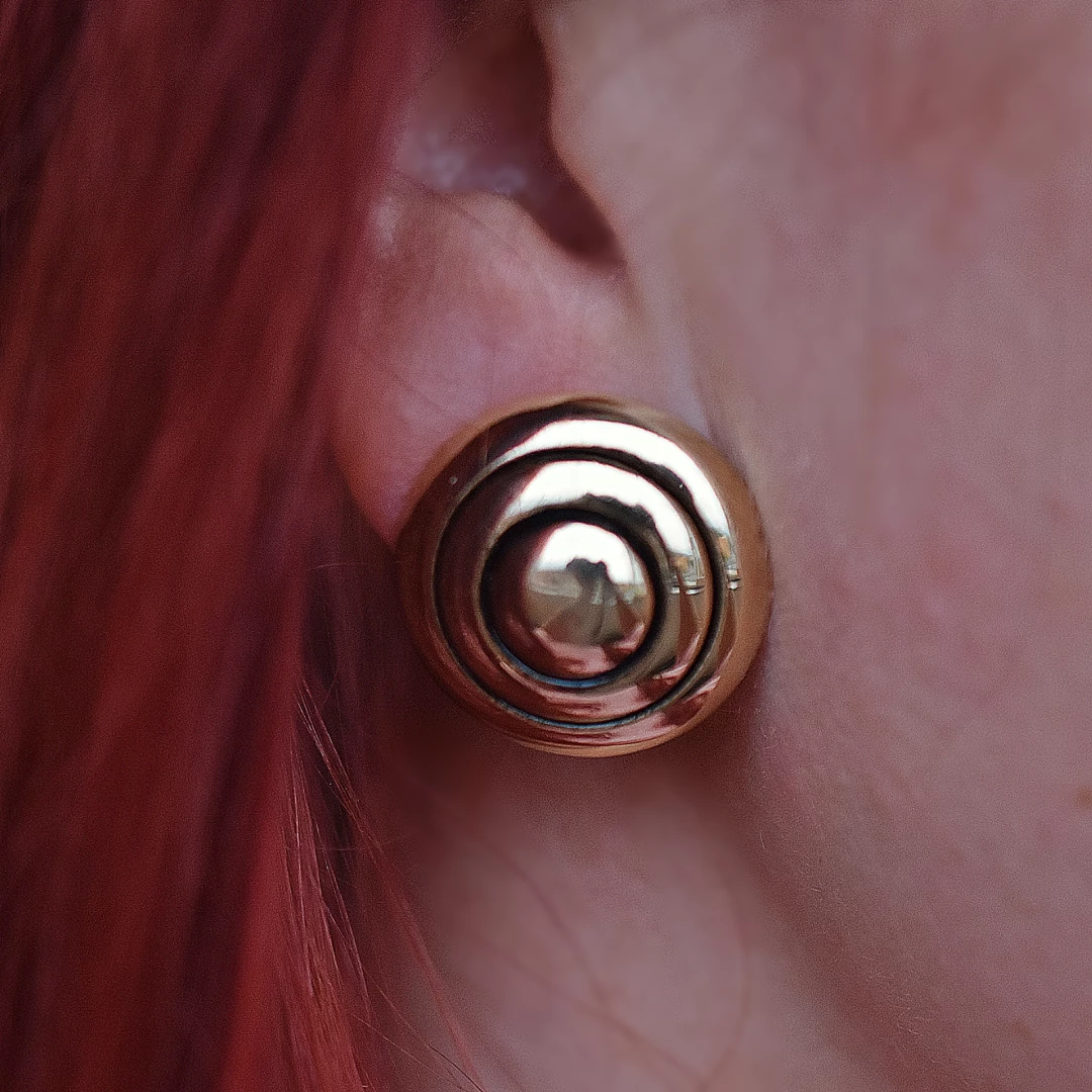 Klipsové náušnice Ganesh