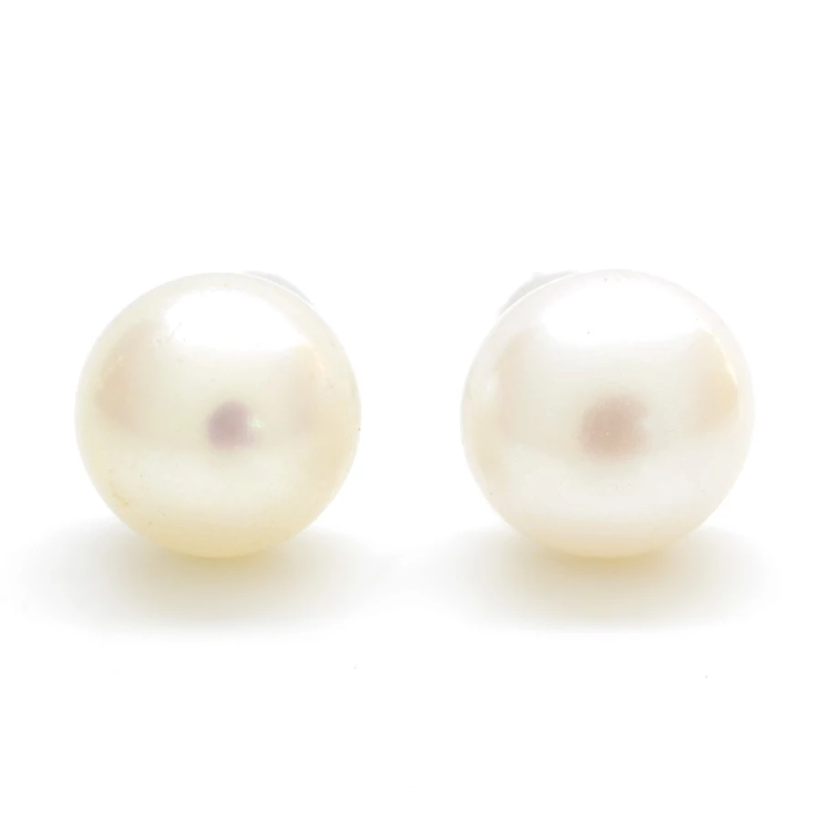Náušnice říční perly 8 mm