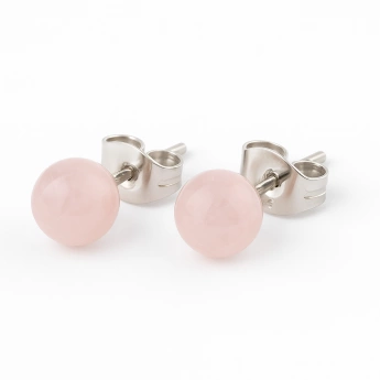 Náušnice růženín Naela