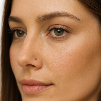 Ocelový piercing do nosu kulička Kiro