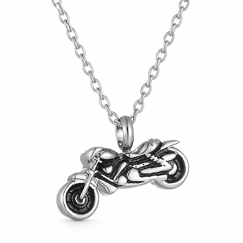 Ocelový přívěsek Motorka – pánský šperk z chirurgické oceli s řetízkem