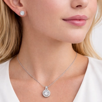 Ocelová souprava se zirkony Raquel