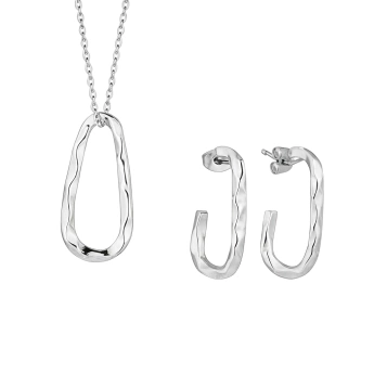 Ocelová souprava se zakrouceným motivem Nilla