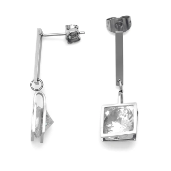 Náušnice Swarovski čiré Findabair