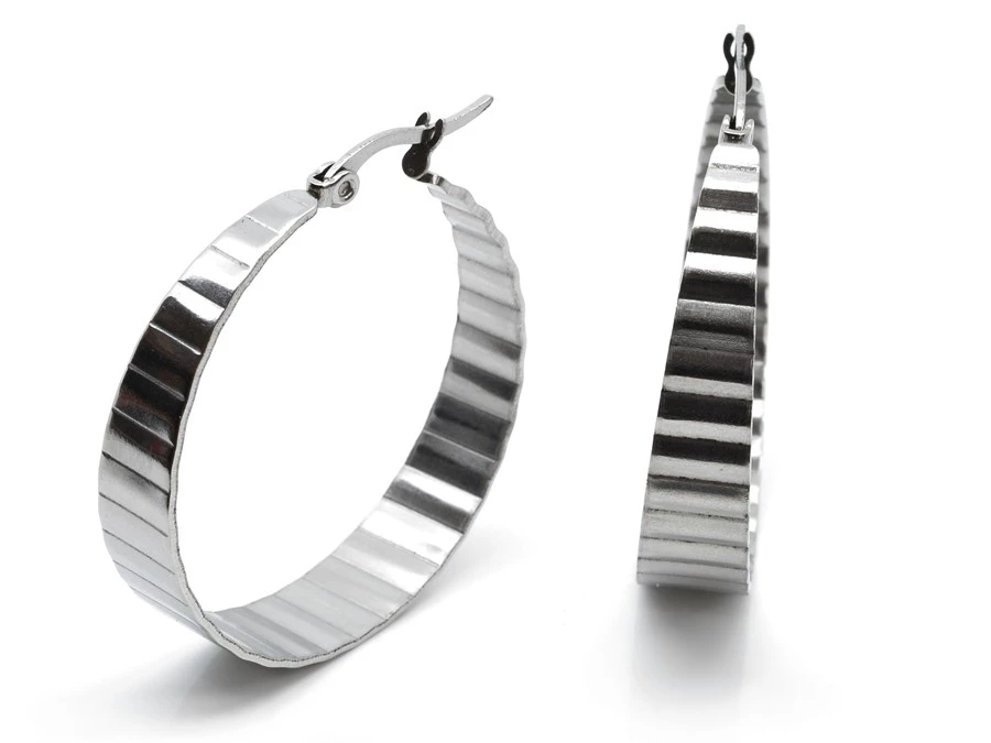 Ocelové náušnice více velikostí