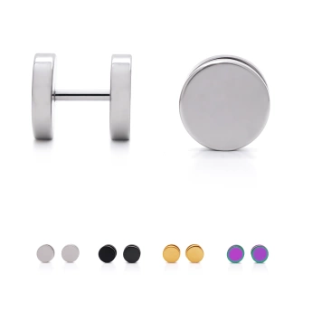 Ocelové náušnice různé barvy Didy