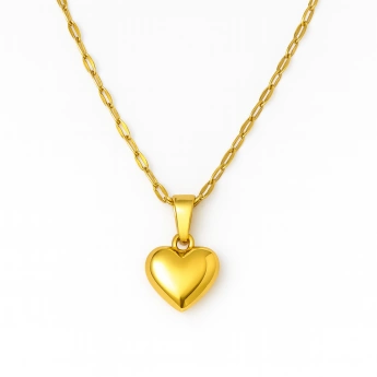 Náhrdelník z chirurgické oceli srdce Lotta