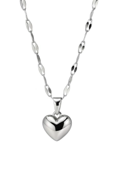 Náhrdelník z oceli srdce Hermiona