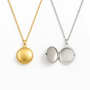 Ocelový náhrdelník kulička - dvě varianty