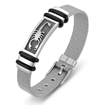 Ocelový náramek štír Scorpio