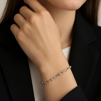 Ocelový náramek Ploa