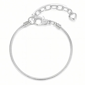 Ocelový náramek srdce se vzkazem Note