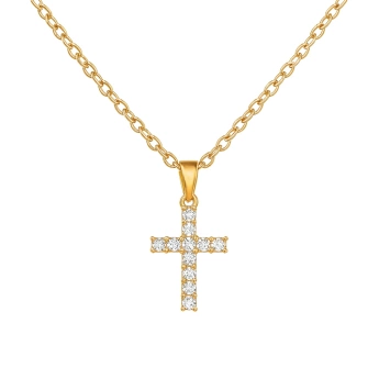 Ocelový přívěsek kříž